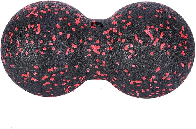 Peanut Massage Ball, 24x12cm Myofascial Release Acupoint Massage Deep Tissue Muscle Massage Back Leg Massage Roller Mobility Ball Double Ball for Daily Physical Therapy Yoga Therapy