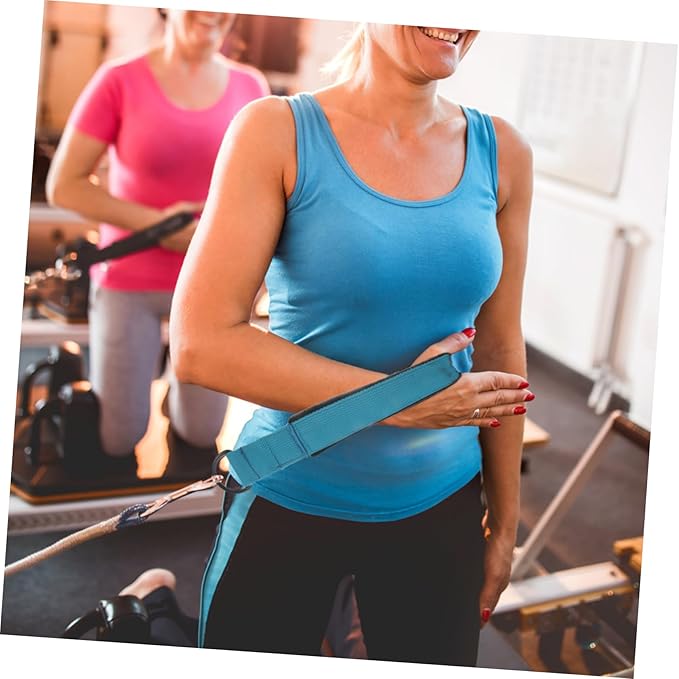 Milisten 2pcs Pilates Straps Fitness Exercise Band Bodybuilding Tension Band Fitness Ropes Pilates Ring