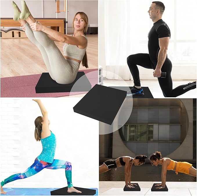 Balance Pad – Stability Trainer for Balance, Stretching, Physical Therapy, Exercise, Mobility, Rehabilitation and Core Training Non-Slip Closed Cell Foam Premium Balance Pad Knee Pad