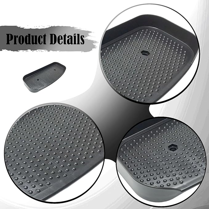 Elliptical Machine Foot Pedal Ellipse Leg Exerciser Pedal Multifunction Parts Replace 7.09inch Hole Spacing for Office Hotel