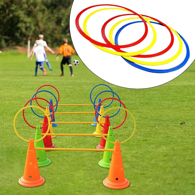 Agility Training Rings Football Training Agility Ring Workout Equipment Home Gym Portable for Kids Sports Rugby