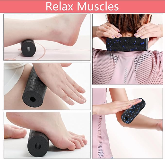 Extra Mini Foam Roller - High Density Massage Roller, Extra Small Yoga Roller for Physical Therapy, Myofascial Release, Deep Tissue & Muscle Recovery of Arms and Legs