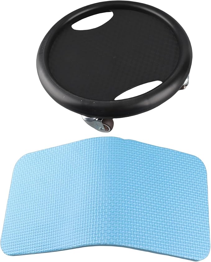 Core Slider, Ab Workout Sliding Disc with 4 Universal Rollers, Slip Proof Pattern for Home Gym Office Training