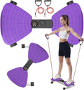 Twister, Adjustable Twisting Board for Women and Men, Home Gym Equipment Noiseless Twister, 330 lbs Load Capacity | Digital Display Tracks Time, Reps and Calories (Blue,Pink,Purple)