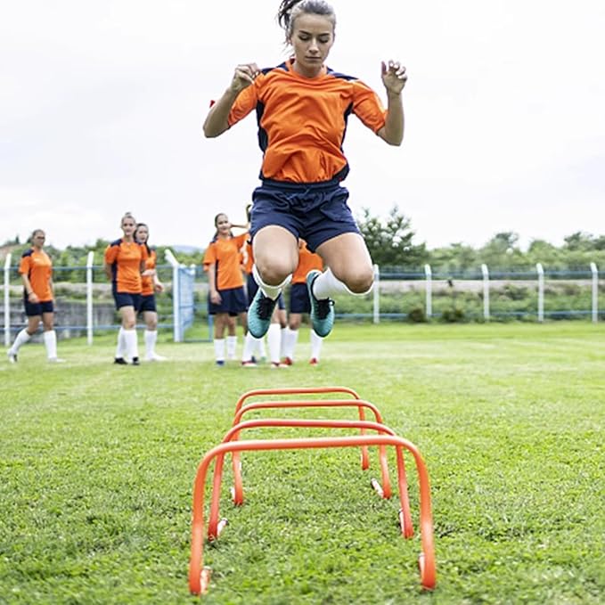 YXXSDP Speed Hurdles for Agility Training, 5 Pack Track and Field Speed Training Equipment, Coach Practice Jumping Racing Athletic Gear Track Hurdles