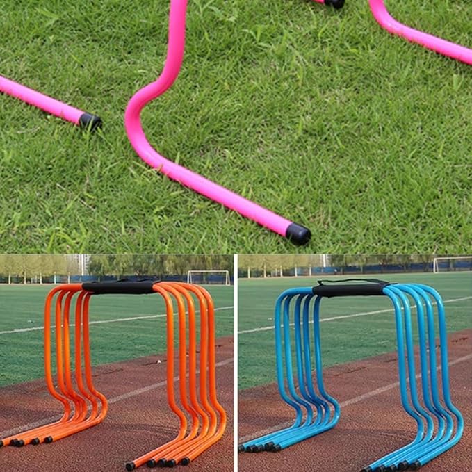 5 Pack Agility Speed Training Hurdles Detachable Agility Training Hurdles Sports Practice Equipment for Athletes, Soccer