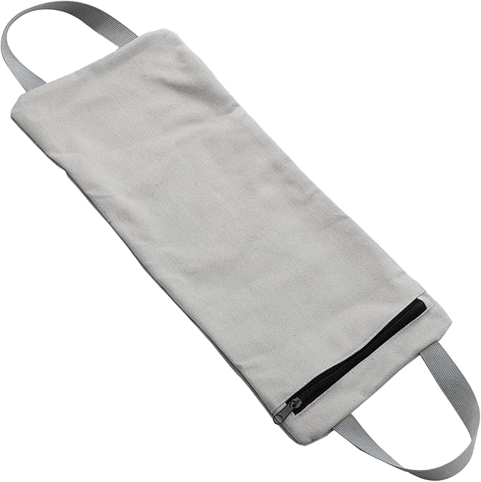 Canvas Weightlifting Sandbag with Adjustable Straps 10kg Capacity Fitness Training Bag for Strength and Yoga Workouts Sturdy Outdoor Exercise Gear