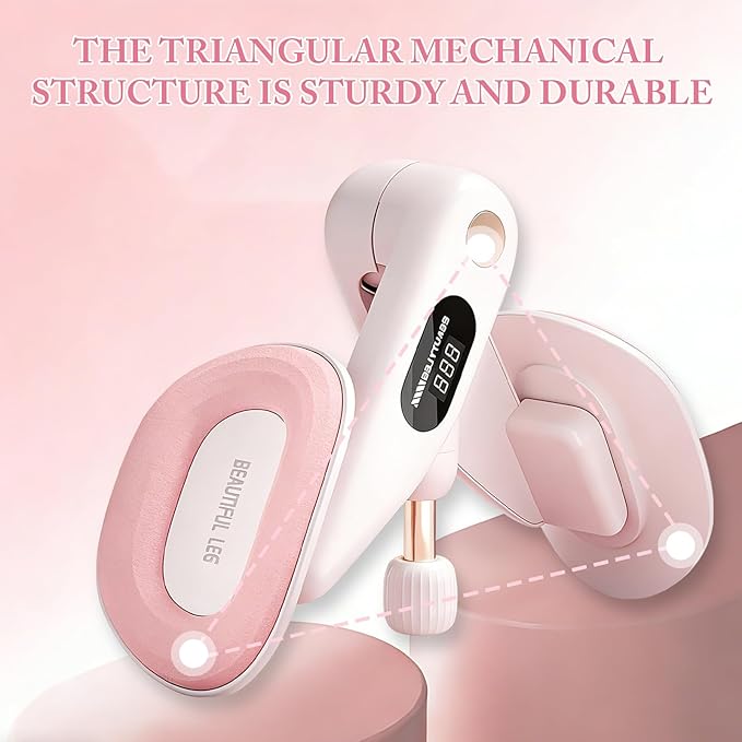 Umex Thigh Master for Women, Pelvic Floor Trainer - 360° Adjustable Kegel Exercise Device with LED Display, Postpartum Recovery Equipment for Home Use