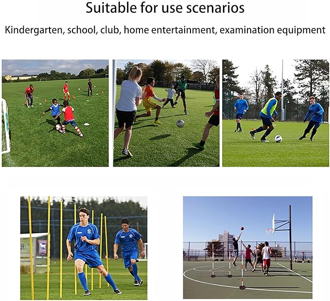 Agility Speed Hurdles for Kids, Hurdles Training Equipment Quick to Assemble and Versatile for Outdoor Indoor Sports Workout