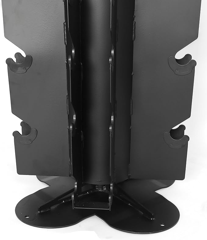 Fitvids A-Frame Dumbbell Weight Rack, Vertical Storage Rack for Dumbbells, Weight Stand Only for Home Gym Space Saver, 4-Tier or 5-Tier Option