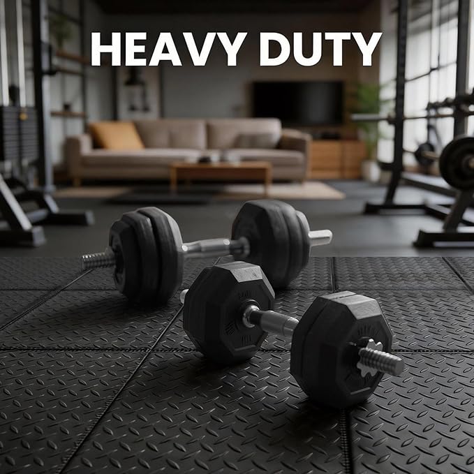 Treadmill Mat 79" x 39", 4mm Thick, for Under Treadmill, Walking Pad & Exercise Bike on Carpet & Hardwood Floors, Non-Slip Stripe Design, Waterproof Floor Protector, Noise & Shock Absorbing