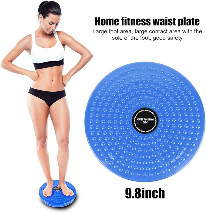 H H&J HUAJIAN Waist Whisper Disc,Body Twister Waist Twister Body Shaping Rotating Board for Women's Twisting Sports Equipment Aerobic Exercise Foot Massage
