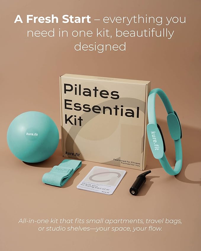 Sage Pilates Kit 1lb Weighted Bangles 2to5lb Dumbbell Bundle