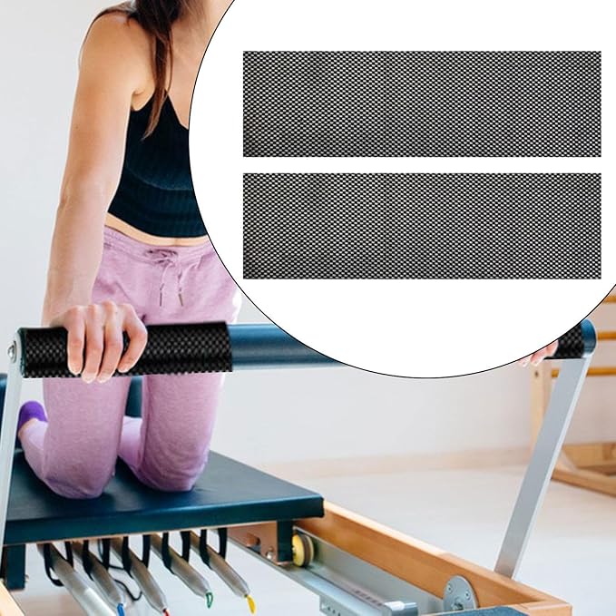 1 Pair Pilates Non Slip Mat Anti Skid for Sweaty Hands Gripper Pad for Women Men for Power Yoga Exercise Home Gym, 60cmx20cm
