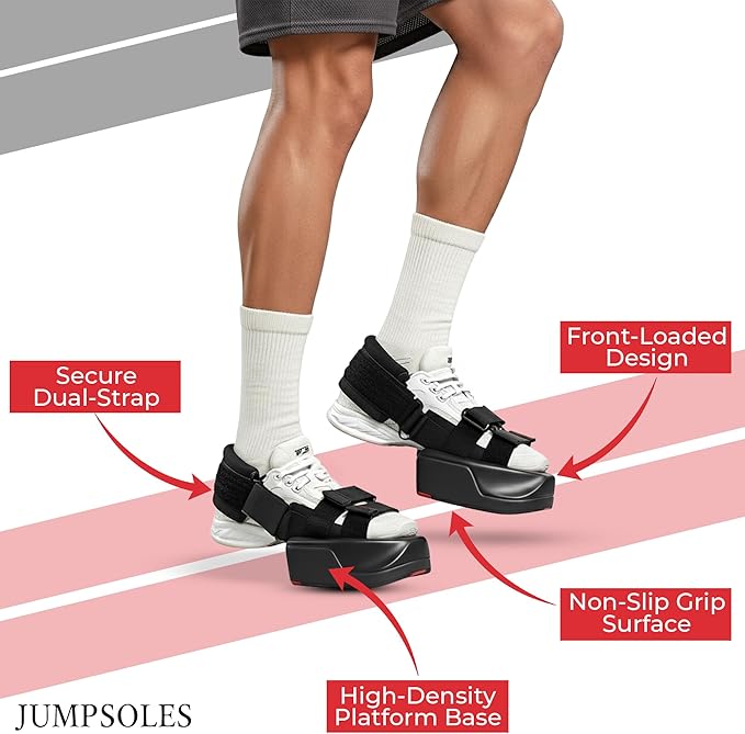 Jump Training System – Vertical Leap Speed & Agility Trainer Improves Foot & Ankle Strength Jump Shoes for Achilles & Plantar Fasciitis Relief