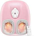 RENPHO Foot Massager Machine with Heat [2026 Upgraded], Shiatsu Foot Massager for Plantar Fasciitis, Birthday Gifts for Women Men, Cordless Control, Best Gifts for Women/Mom/Wife, Pink