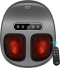 Snailax Foot Massager with Heat and Compression, Shiatsu Foot Massager for Neuropathy and Plantar Fasciitis, Deep Kneading, Rolling, Remote Control, Fits up to Size 14