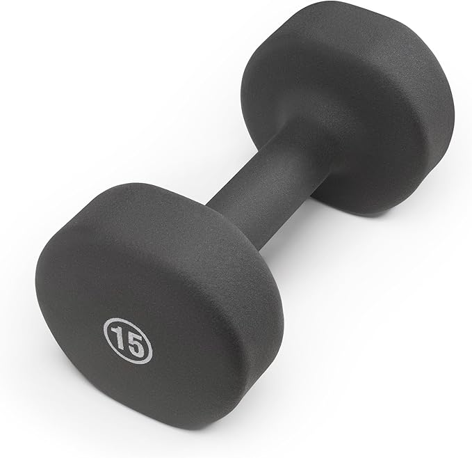 Marcy Colored Neoprene Dumbbell Hand Weights, Exercise Free Weights for Home Gym - Sold in Singles