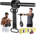 Forearm Strengthener and Wrist Roller, 43.3 in Or 51.2 in Ultra-Strong Nylon Webbing Wrist & Forearm Blaster with Quick Locking Mechanism, Durable Anti-Slip Grip Handles for Forearm Strength Training
