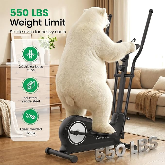 ANCHEERAMA006033 Black Dark Elliptical Exercise Machine