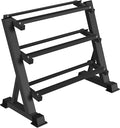 3 Tier Dumbbell Rack, 1200LBS Heavy Duty Weight Rack for Home Gym, Adjustable Storage Organizer for Free Weights, Quick & Easy Assembly, Dumbbell Rack Stand Only