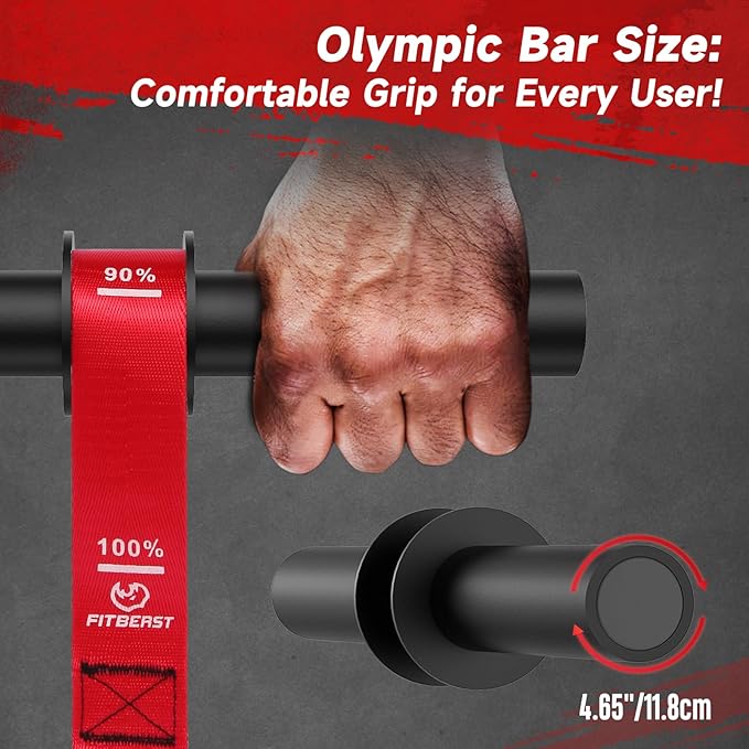 FitBeast Wrist Roller Forearm Trainer, Adjustable Strap Forearm Blaster for Grip Strength & Wrist Workouts