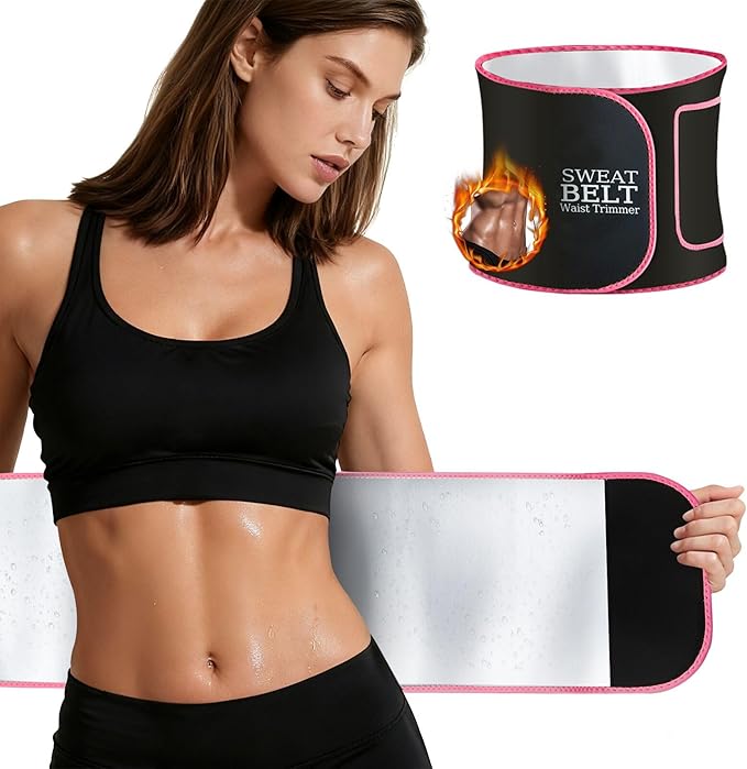 MORECOO Waist Trainer for Women/Men, Sculpt Touch Sweat Band for Stomach, Waist Trimmer for Women Workouts &Speed Belly Sweat