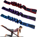 Fitness Resistance Band for Stretching and Yoga, 3 PCS 8-Section Exercise Bands Resistance, Numbered Resistance Band with Clear Markings, Exercise Bands for Full-Body Stretching and Strength Training