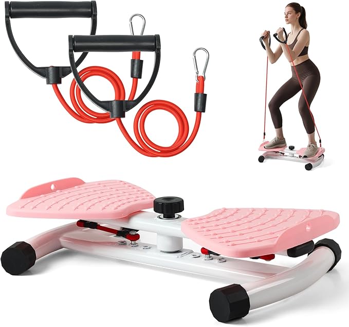 Waist Twister Machine Exercise, Ab Twister Board, Twister Exercise Machine, Noiseless Waist Sculptor Waist Twisting Fitness Tool, Weight Loss Exercise Equipment for Slim Waist Belly Fat, Home Gym for Women & Men