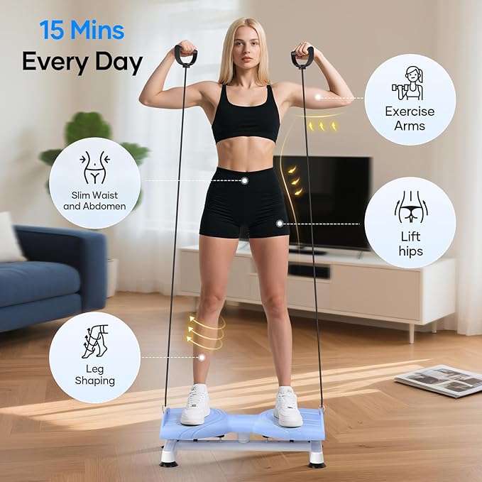 Waist Twist Machine, Twist Machine Exercise with 300 Lbs Weight Capacity, Ab Twist Board for Slim Waist and Core Ab Exercise,Noiseless Home Gym Equipment for Women Men