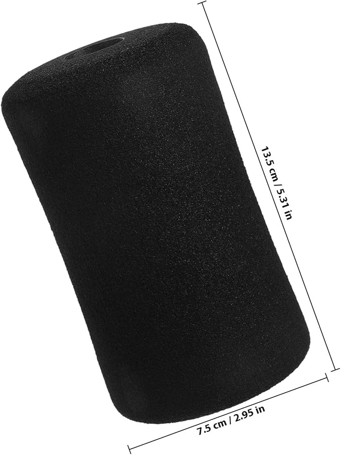 NUOBESTY 4pcs Ab Training Sleeve Foam Roller Covers Replacement Pads for Gym Exercise Equipment Soft Foam Pads for Leg Extension Machine Comfortable Exercise Roller Accessories