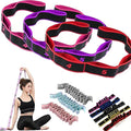Fitness Resistance Bands with Handles, Numbered Resistance Bands for Glutes, Fitness Resistance Band for Stretching and Yoga, Adjustable Band for Seniors