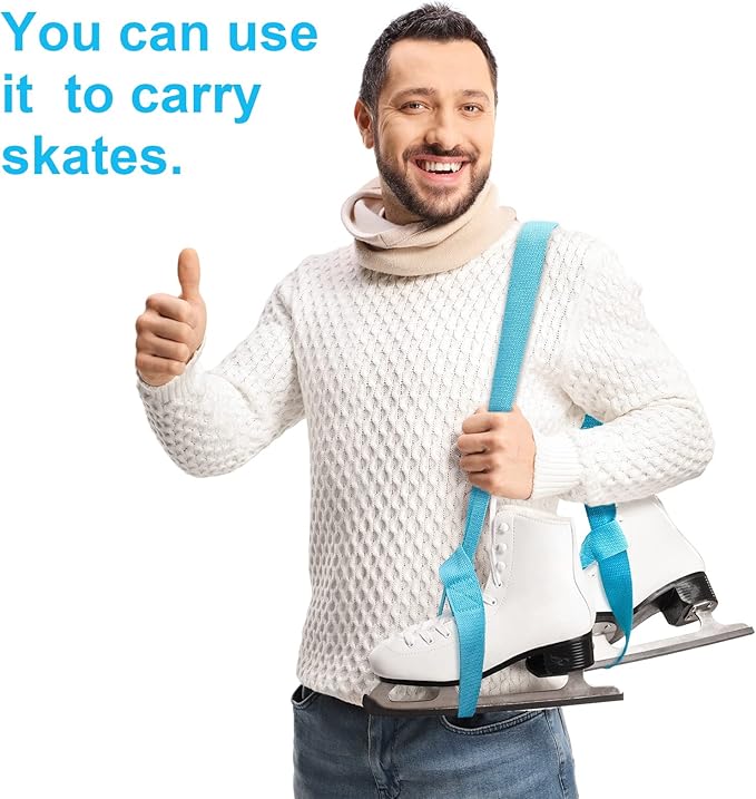 Deekin 4 Pcs Yoga Mat Straps for Carrying Yoga Mat Holder Adjustable Thick Carrier Exercise Sling Cotton Workout Stretching Band for Carrying Large Mats Roller Skate