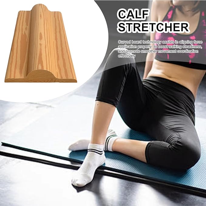 Foot Trainer – Leg Stretch Board, Calf Flexibility Exerciser, Portable Stretching, EVA Non Slip Design, Lightweight Build | Ideal for Home Gym Teens Adults Family Strengthening