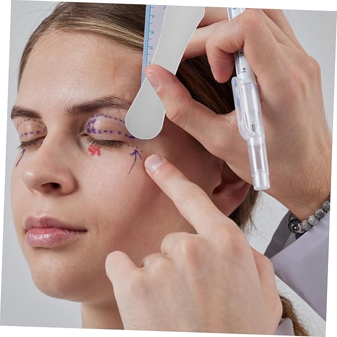 NOLITOY Salon Eyelid Plate Eyeliner Washing Shield Sturdy Eyelid Baffle Stainless Steel Beauty Tool