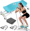 Balancing Machine for Full Body Workout，Simulated Ski Full Body Cardio Workout Equipment，Sliding Ski Simulator with Resistance Bands，Portable Twist Balance Trainer Featuring LCD Display