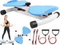 Waist Twister Machine Exercise, Ab Twister Board for Slim Waist and Core Ab Exercise, Noiseless Ab Machine with 300 lbs Weight Capacity, Home Gym Workout Equipment for Women Men