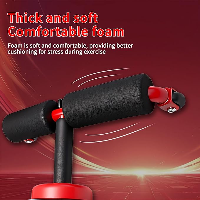 Multifunctional Ab Wheel Roller with Resistance Bands & Knee Pad, Detachable Abdominal Exercise Wheel with Suction Sit-Up Bar for Core Strength Training & Home Gym Workout