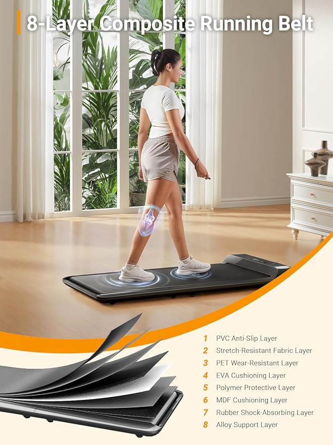 WALKINGPAD C2 Foldable Walking Pad Treadmill, Colorful Under Desk Treadmill for Home Office, Stylish Compact Design, No Assembly Needed