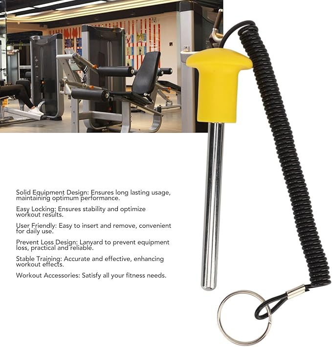 Weight Stack Pin, Magnetic Universal Gym Pins, Weight Lifting Pins with Lanyard for Home Gym Exercise Machine Accessories Strength Training Equipment