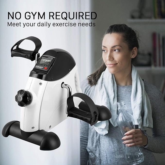 Mini Exercise Bike, Uten Under Desk Bike Pedal Exerciser, Peddler Exerciser