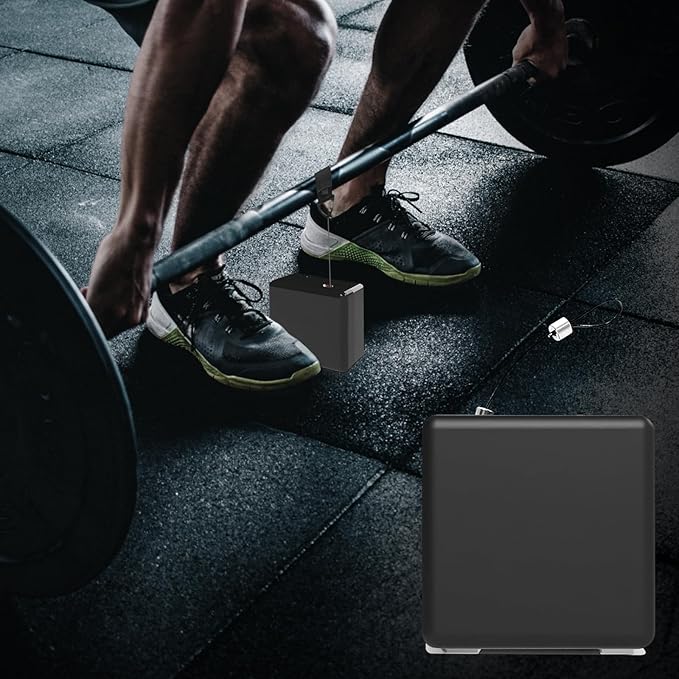 Velocity Based Training Tool, Rechargeable Smart Strength Training Monitor, Supports Real-Time Monitoring of Multiple Data, Fitness Explosive Power Training Assistant Voice Feedback