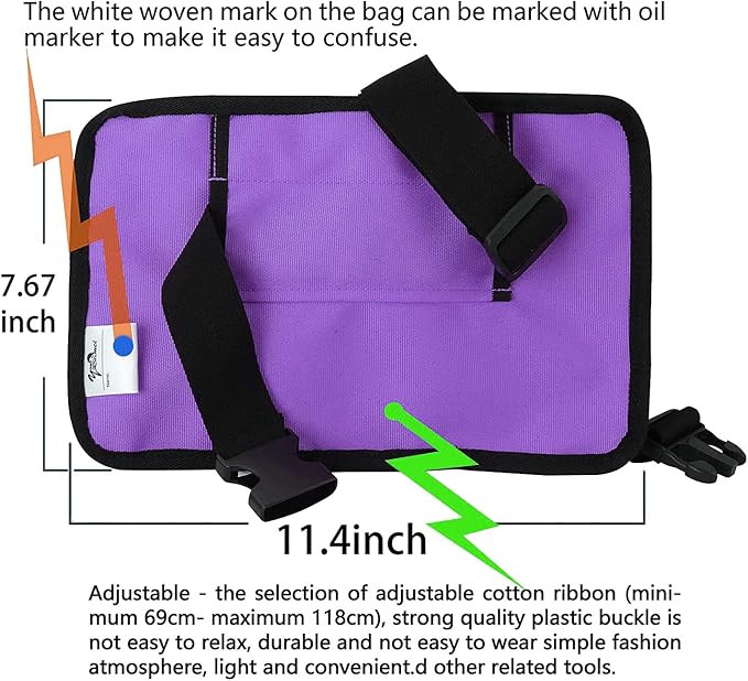 Massage Bottle Bag Massage Oil Bag Massage Therapist Holster Massage Lotion Holster Massage Oil Holster (YR3kd-Purple