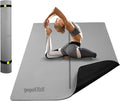 Large Yoga Mat (6'x4') – 1/4" & 1/2" Thick Exercise Mats for Home Workout, Extra Wide Workout Mats for Home Gym, Yoga, Pilates, Stretching, Floor & More