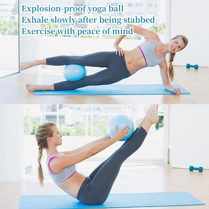 Pilates Essential Kit, Portable Home Fitness Equipments, with Pilates Rings,Yoga Stretching Tape, Yoga Rally Bands&Yoga Balls and Yoga Rings, for Full-Body Exercises Gym Fitness Equipments
