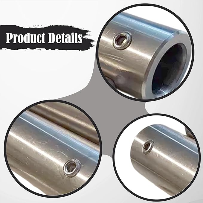 2X Power Rack Attachment Pin Adapter Sleeves,Screws Hardware Strength Training Equipment 5/8" to 1" Wrench for Studios Sports
