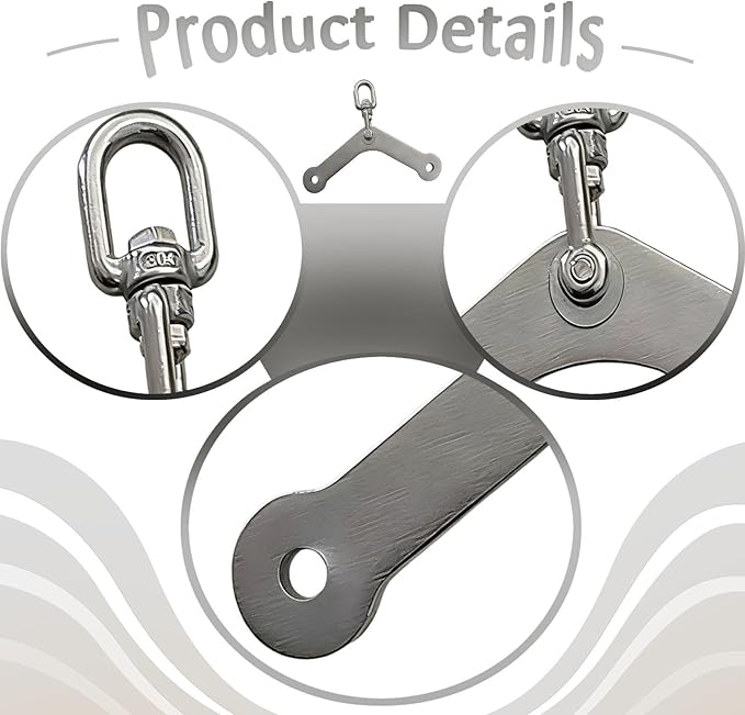 Yiju Pull Down Attachment Strength Training Stainless Steel Workout Fitness Equipment Attachment