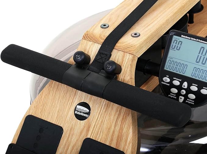 WaterRower Oak Rowing Machine with S4 BLE Monitor | USA Made Water Rower | Original Handcrafted Erg Row Machine for Home Use & Gym
