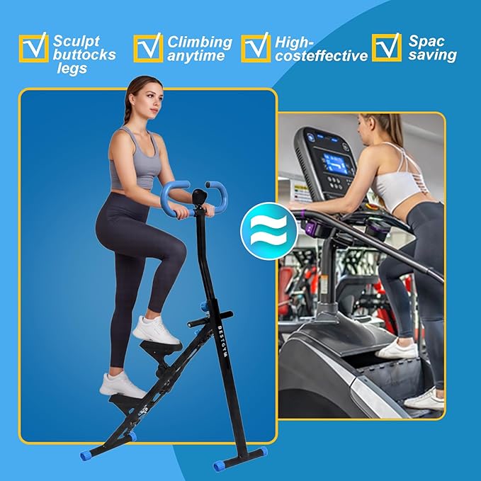 Stair Stepper for Home,Compact Folding Cardio Stair Climber for Full-Body Workout,Perfect for Women Men