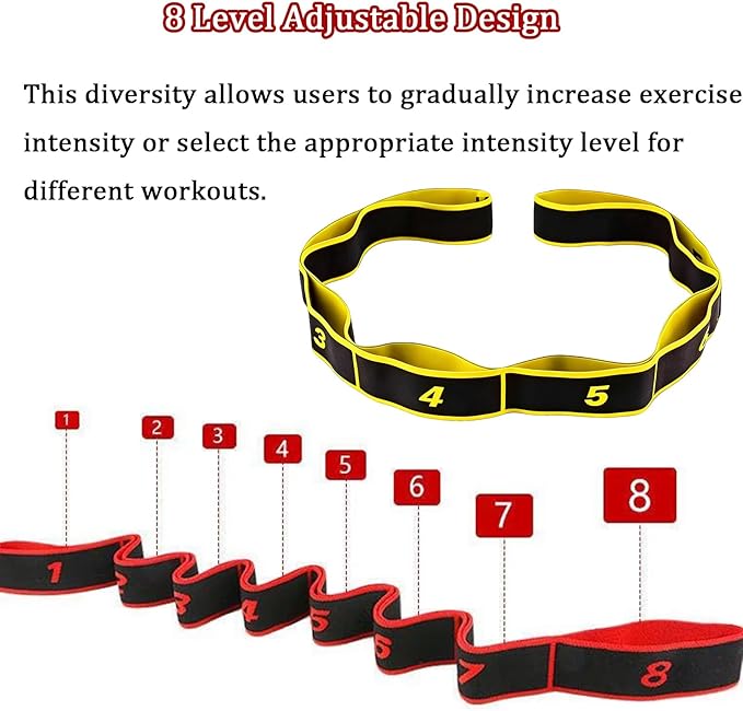 Resistance Bands, Resistance Bands with Handles, Resistance Bands for Working Out, Adjustable Bands for Full Body Stretching Shaping